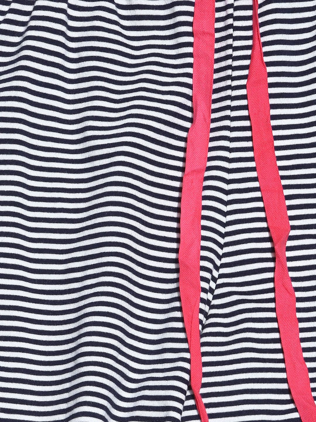 Kotty White & Navy Striped Lounge Set