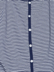 Kotty White & Navy Striped Lounge Set