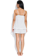 Kotty White Dot Print Lounge Set