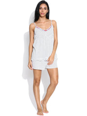 Kotty White Dot Print Lounge Set