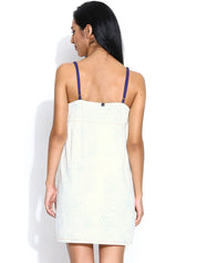Kotty Off-White Printed Nightdress