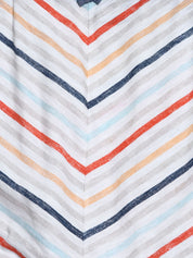 Kotty White Printed Lounge Set KTTSET09