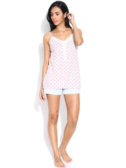 Kotty Off-White & Blue Lounge Set KTTSET24