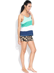 Kotty Multicoloured Printed Lounge Set KTTSET18