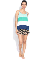 Kotty Multicoloured Printed Lounge Set KTTSET18