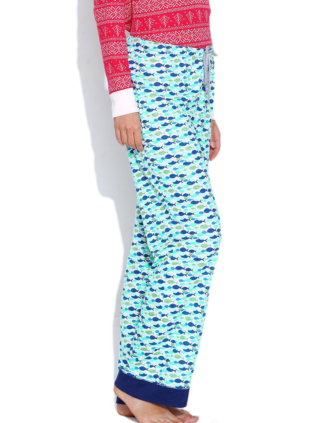 Kotty Multicoloured Printed Lounge Pants KTTPAIZAMA06