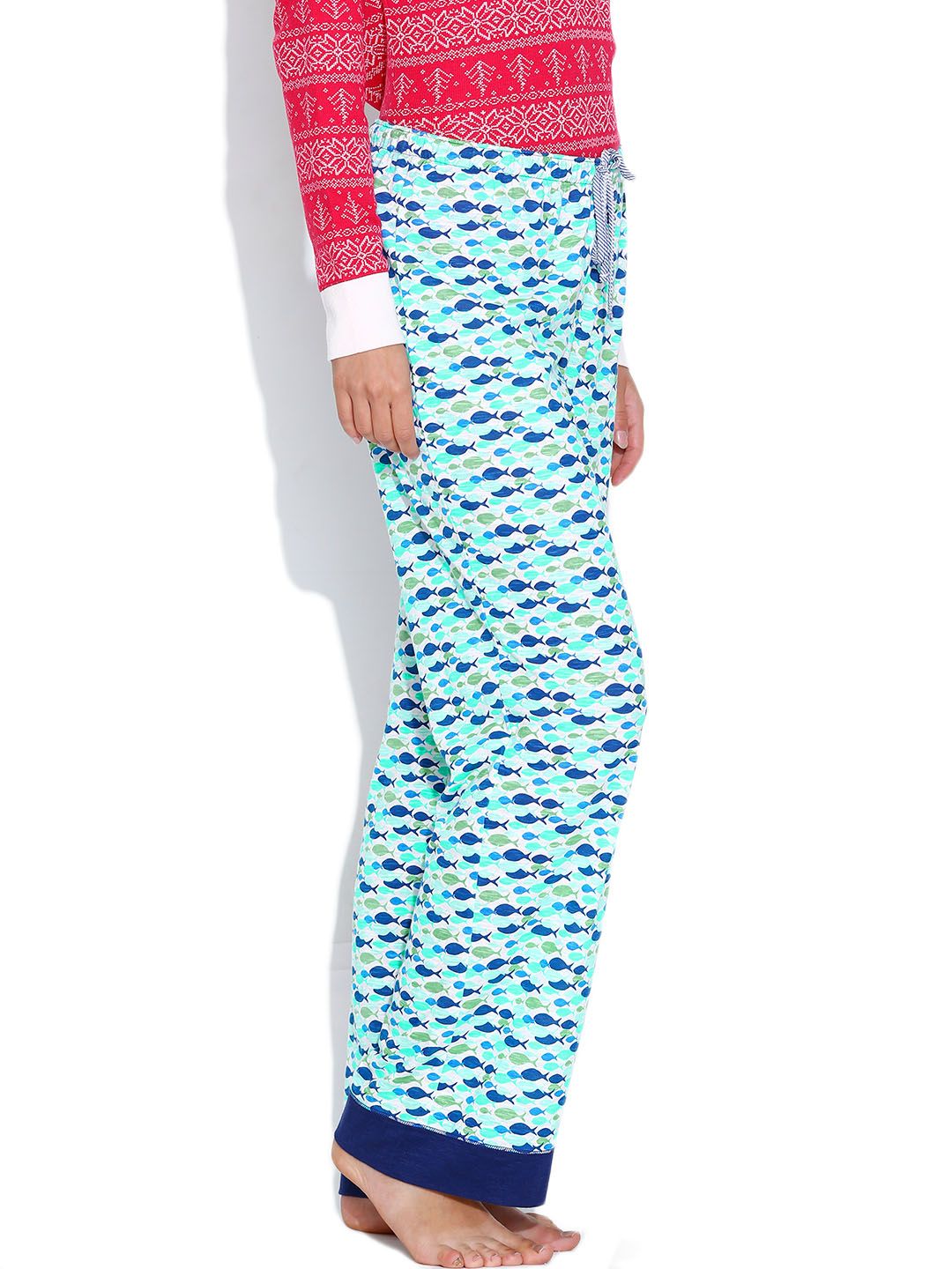 Kotty Multicoloured Printed Lounge Pants KTTPAIZAMA06