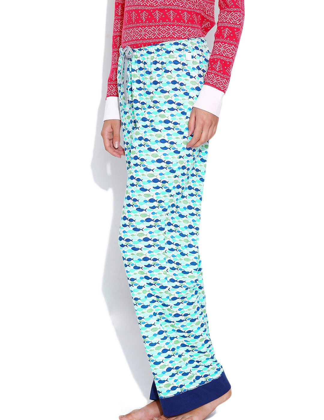 Kotty Multicoloured Printed Lounge Pants KTTPAIZAMA06
