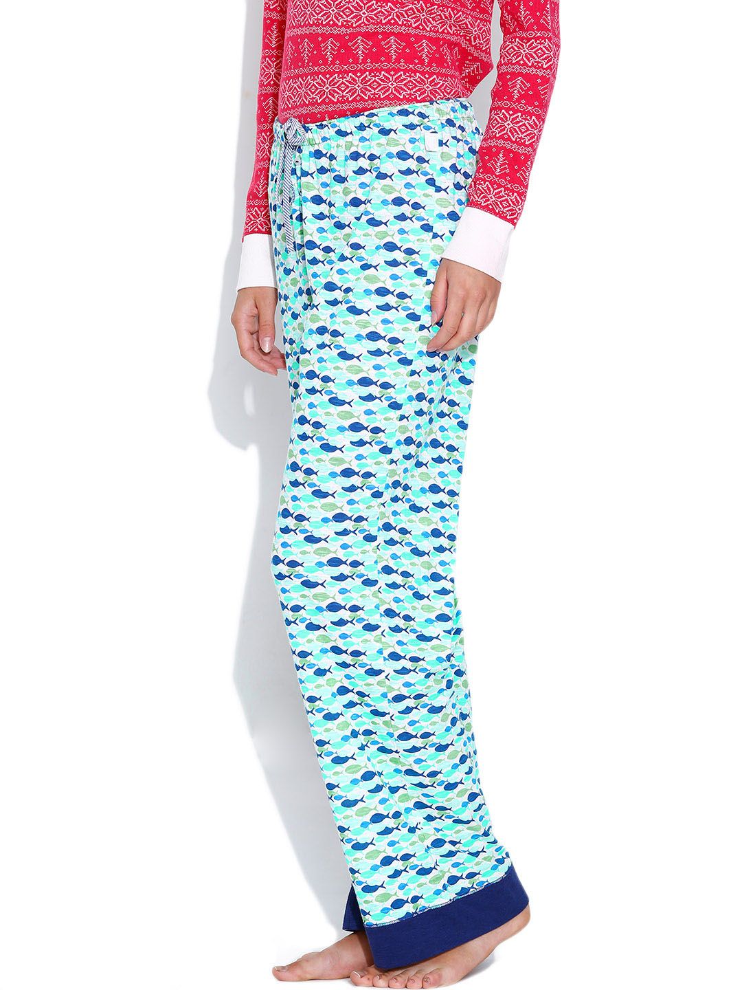Kotty Multicoloured Printed Lounge Pants KTTPAIZAMA06