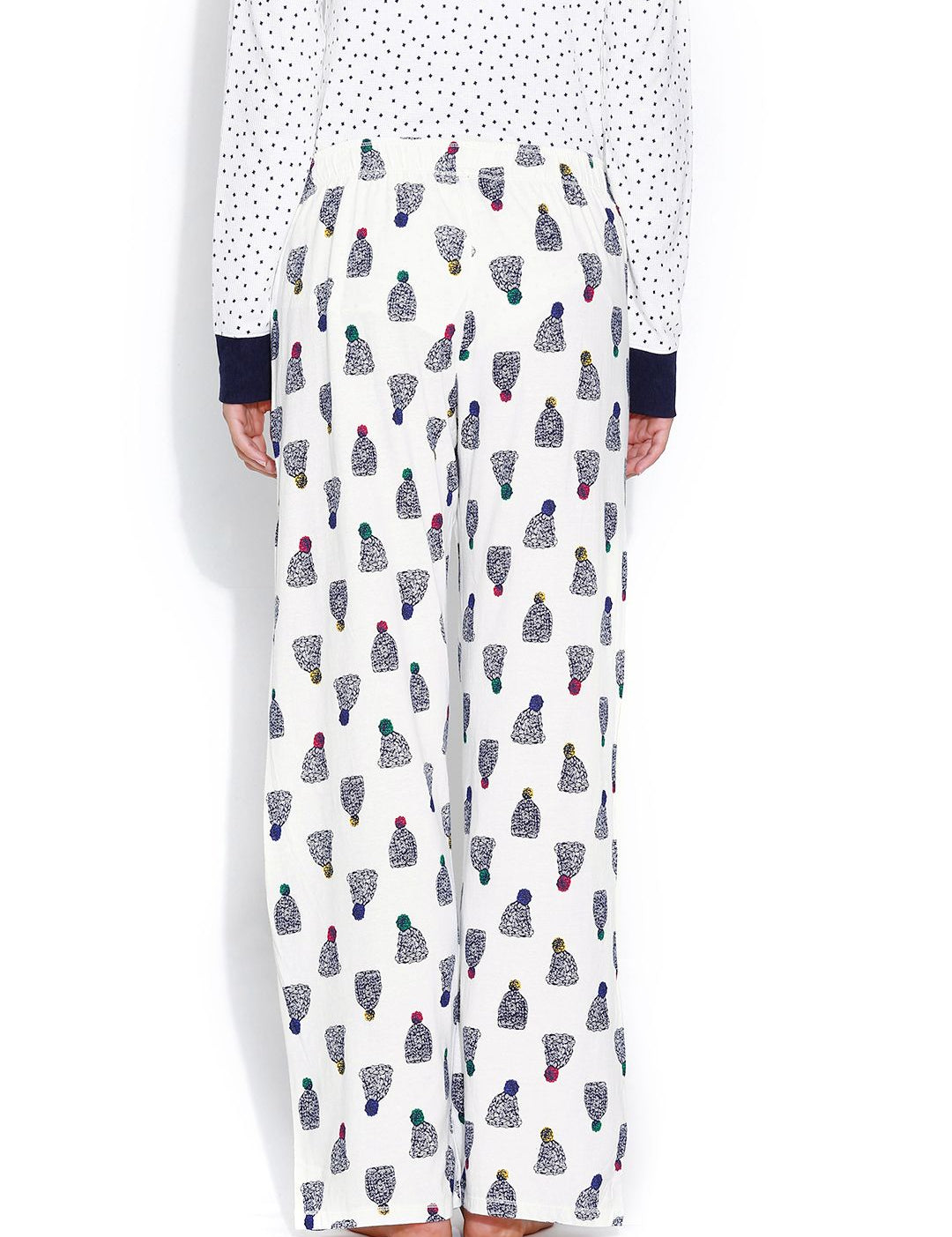 Kotty Off-White Printed Lounge Pants KTTPAIZAMA11