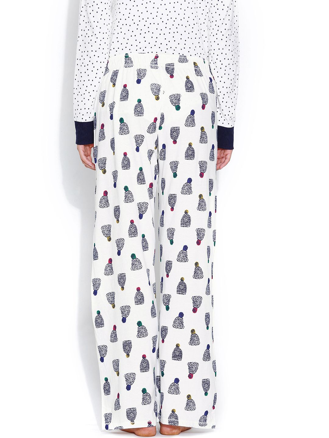 Kotty Off-White Printed Lounge Pants KTTPAIZAMA11