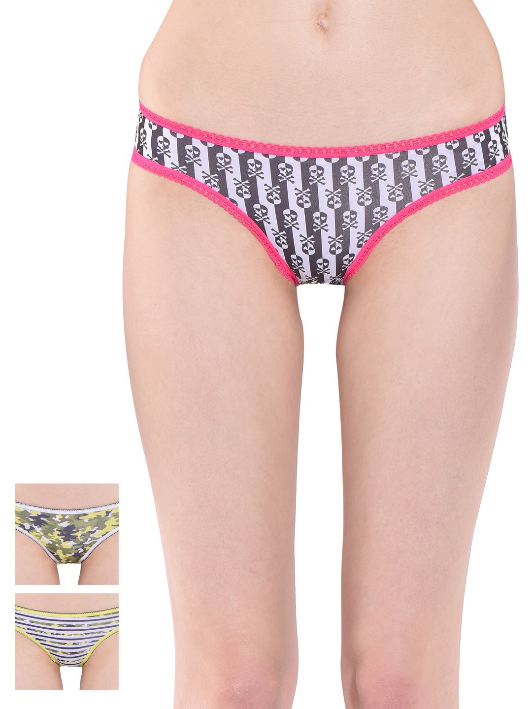 Kotty Women Pack of 3 Printed Briefs MNTR3PCPANTYSET02