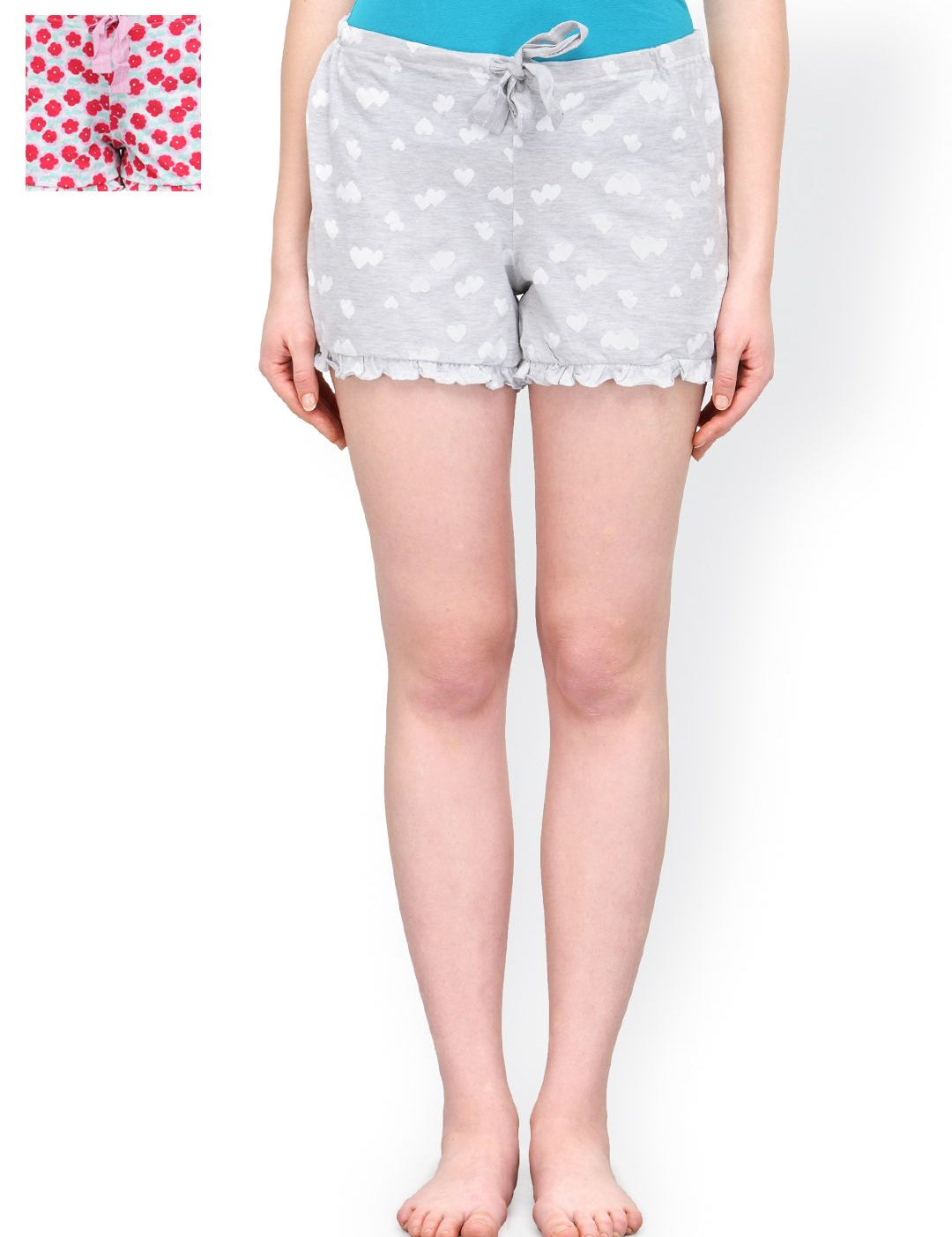 Kotty Pack of 2 Printed Sleep Shorts KTT2PC