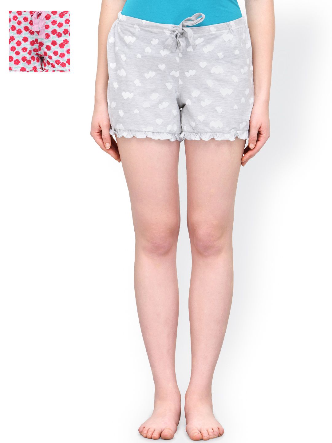 Kotty Pack of 2 Printed Sleep Shorts KTT2PC