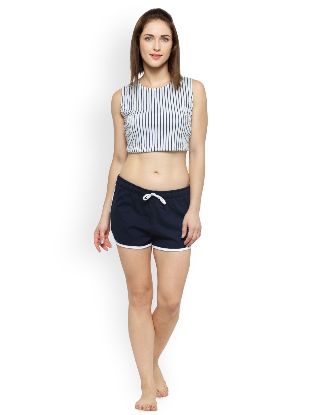 Kotty Navy Blue Sleep Shorts KTTSLEEPSHORTS83
