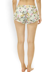 Kotty White & Pink Printed Sleep Shorts KTTSLEEPSHORTS125