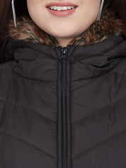Kotty Women Black Lightweight Padded Jacket