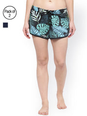 Kotty Pack of 2 Printed Sleep Shorts KTT2PCSLEEPSHORTSSET12