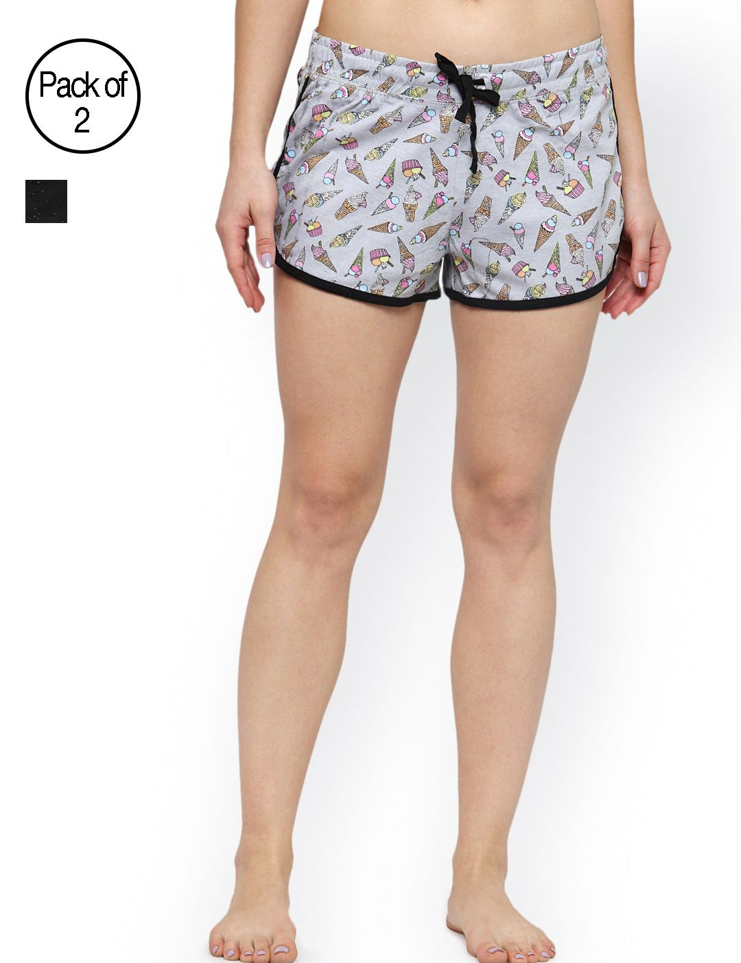 Kotty Pack of 2 Printed Sleep Shorts KTT2PCSLEEPSHORTSSET21