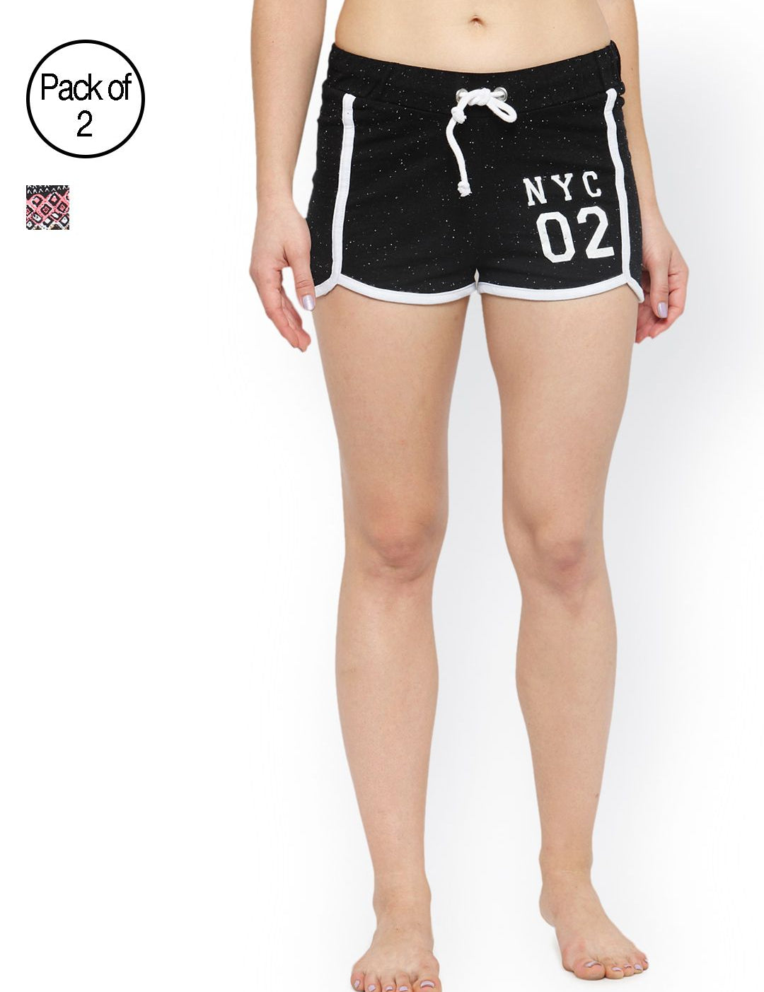 Kotty Pack of 2 Printed Sleep Shorts KTT2PCSLEEPSHORTSSET24