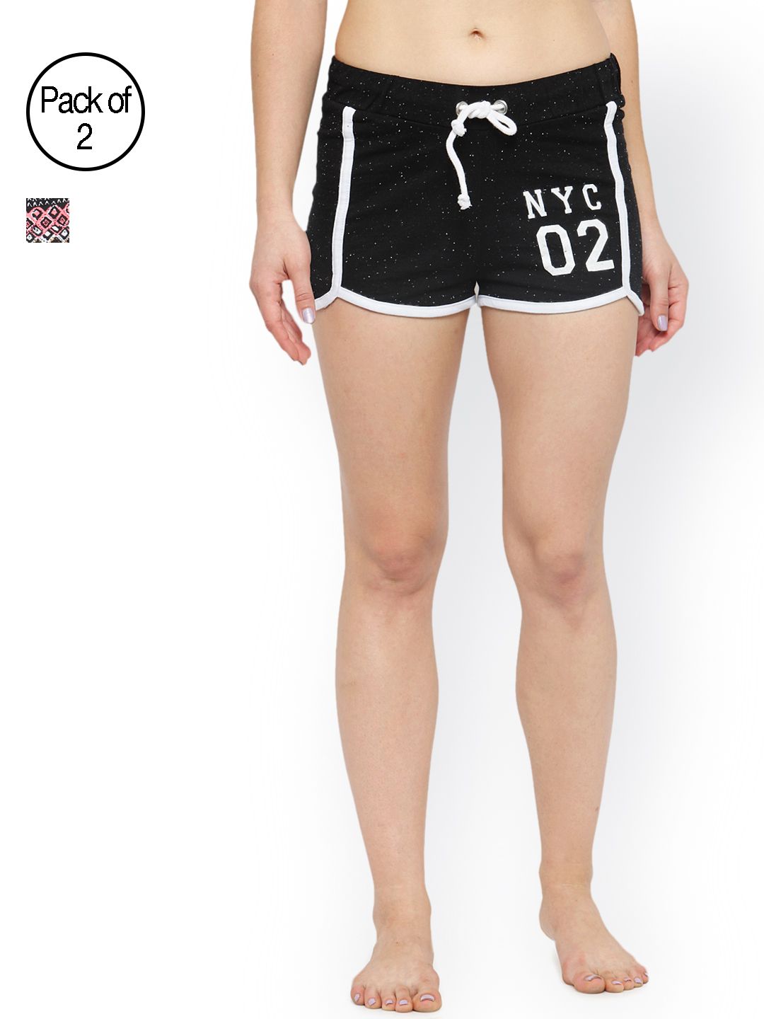 Kotty Pack of 2 Printed Sleep Shorts KTT2PCSLEEPSHORTSSET24