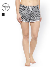 Kotty Pack of 2 Printed Sleep Shorts KTT2PCSLEEPSHORTSSET25