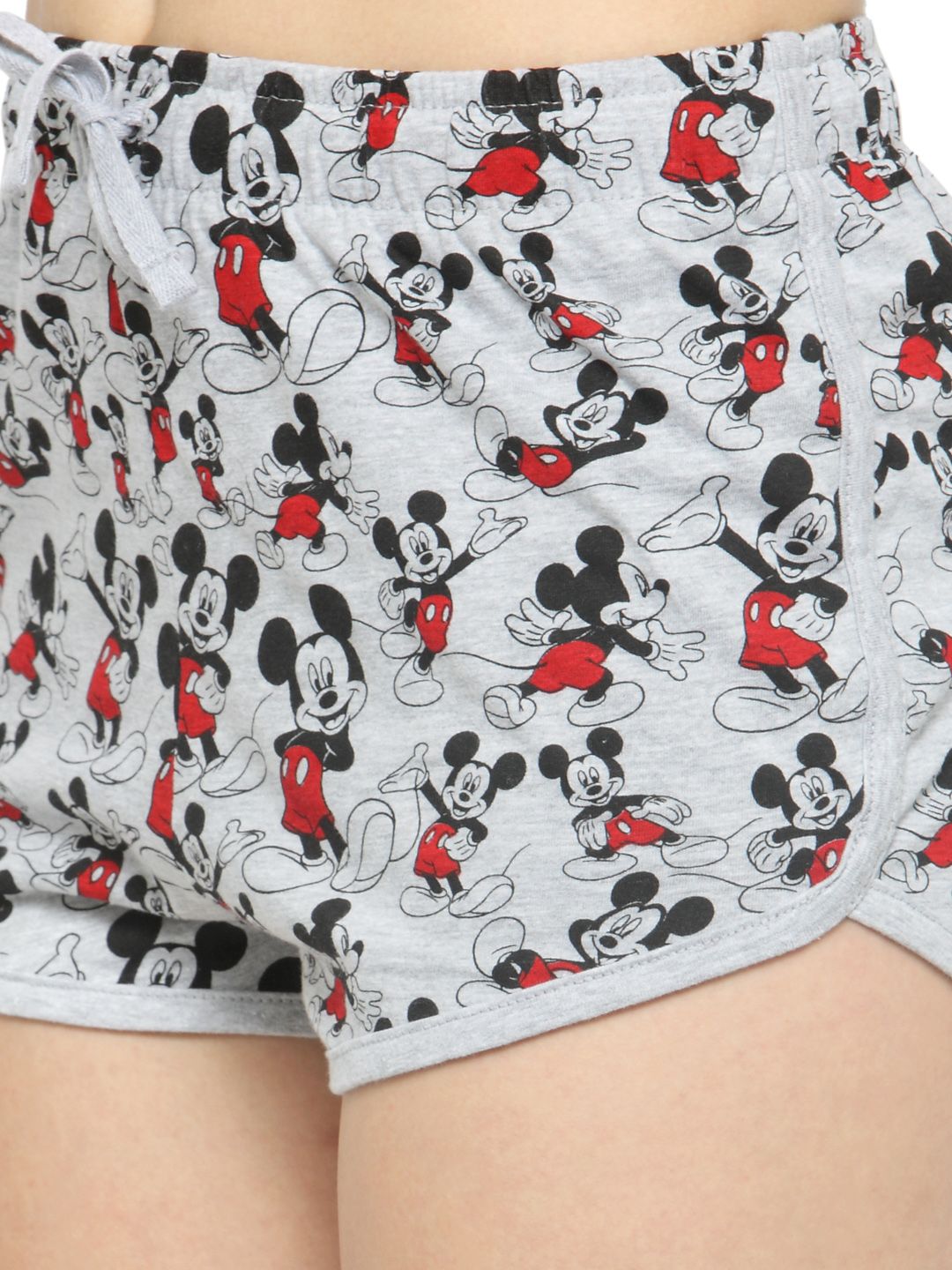 Kotty Pack of 2 Grey Printed Sleep Shorts KTT2PCSLEEPSHORTSSET34