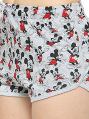 Kotty Pack of 2 Grey Printed Sleep Shorts KTT2PCSLEEPSHORTSSET34