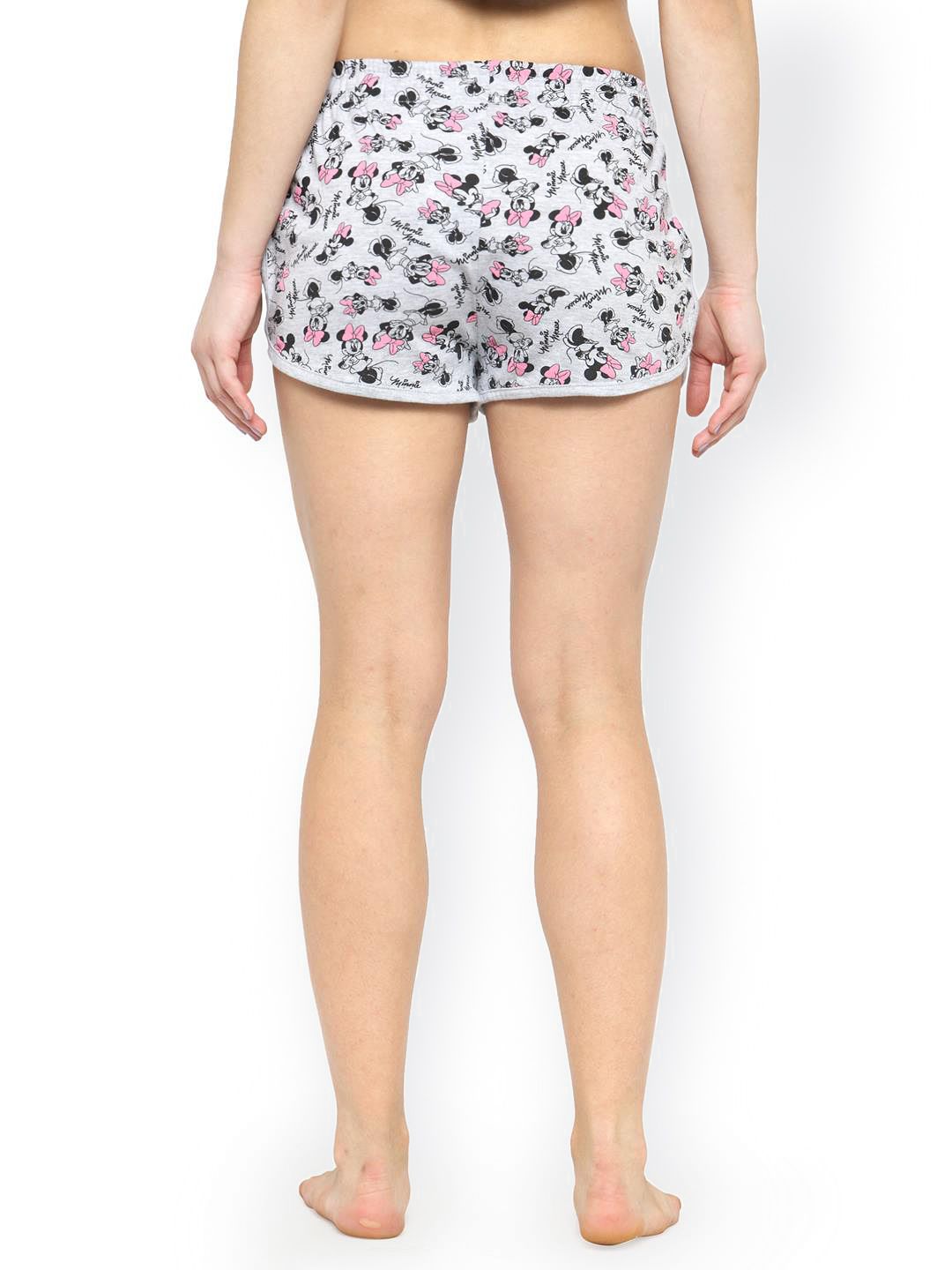 Kotty Pack of 2 Grey Printed Sleep Shorts KTT2PCSLEEPSHORTSSET34