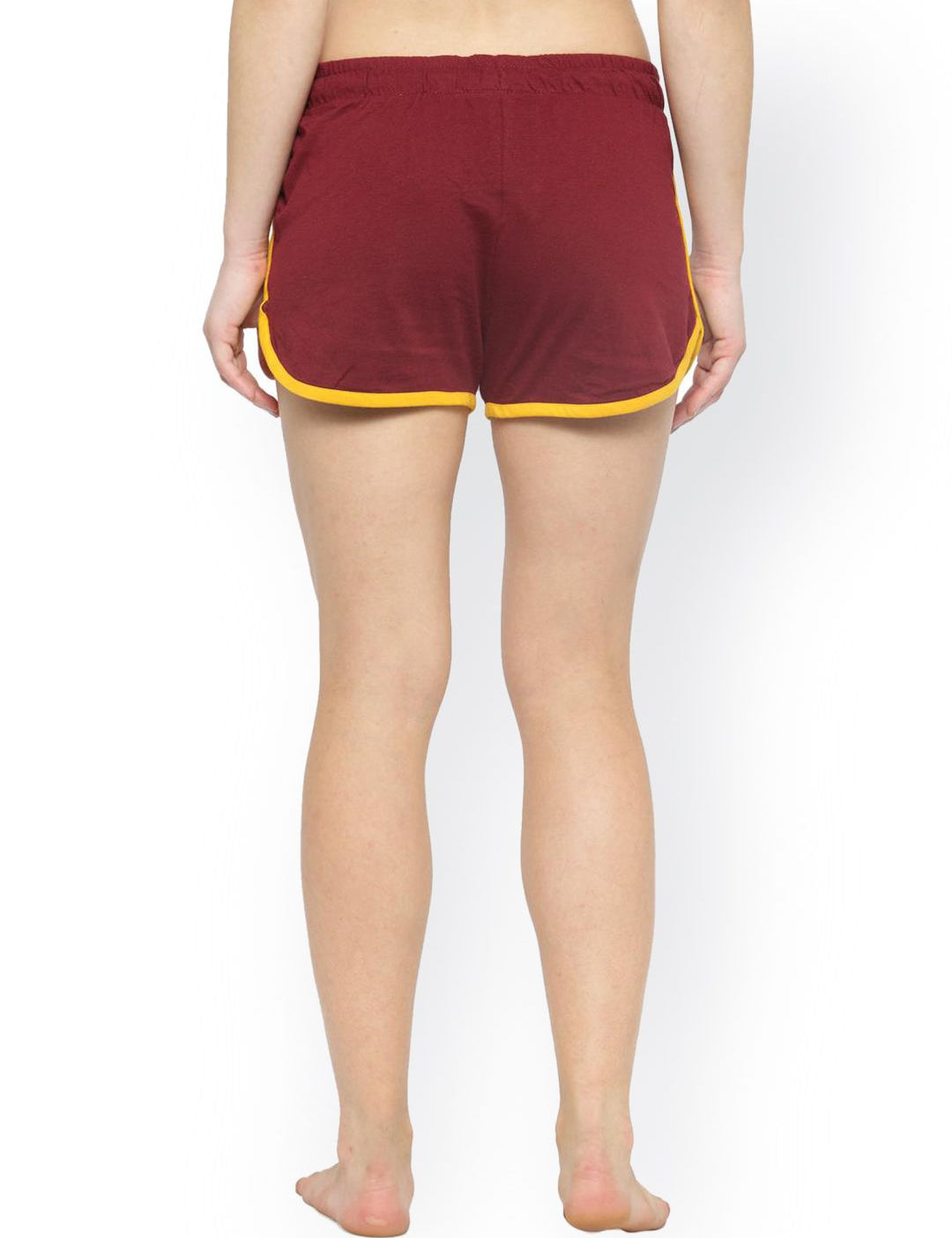 Kotty Pack of 2 Printed Maroon Sleep Shorts KTT2PCSLEEPSHORTSSET27