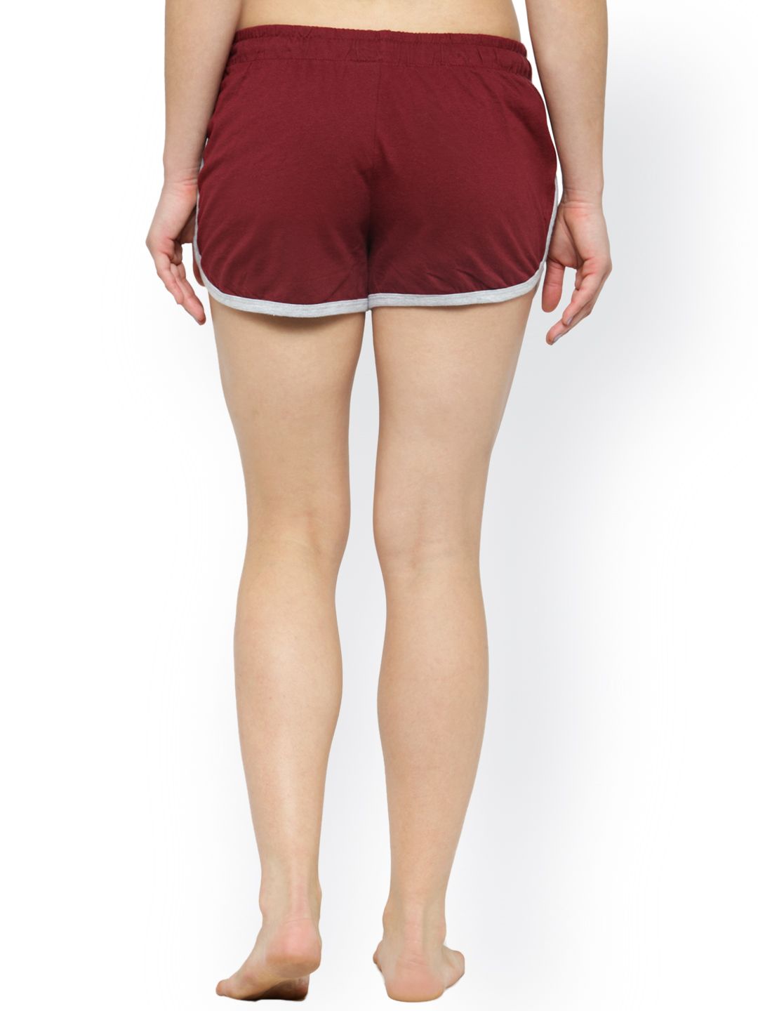 Kotty Pack of 2 Printed Maroon Sleep Shorts KTT2PCSLEEPSHORTSSET27