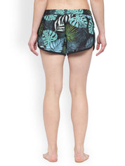 Kotty Blue, Black & Sea Green Pack Of 2 Sleep Shorts KTT2PCSLEEPSHORTSSET18