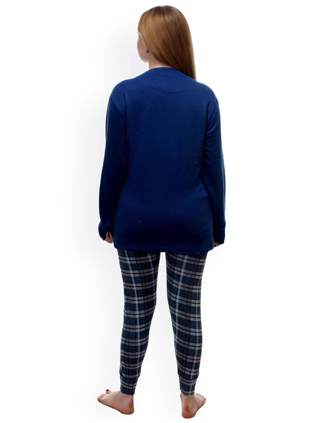 Kotty Blue Printed Lounge Set