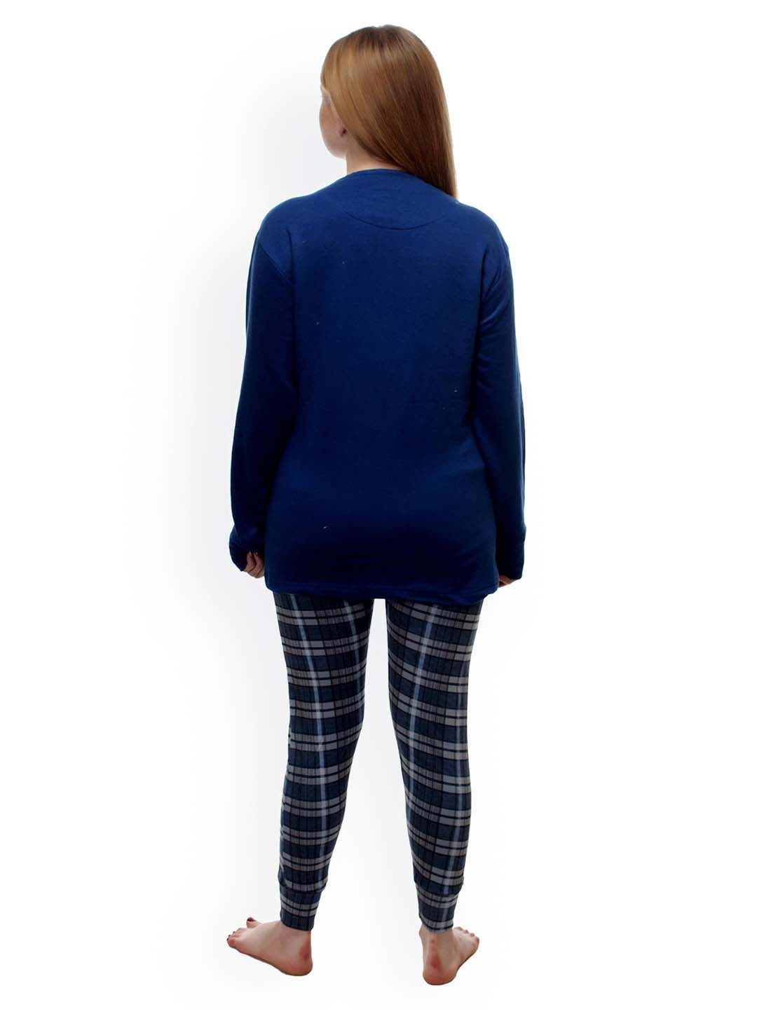 Kotty Blue Printed Lounge Set