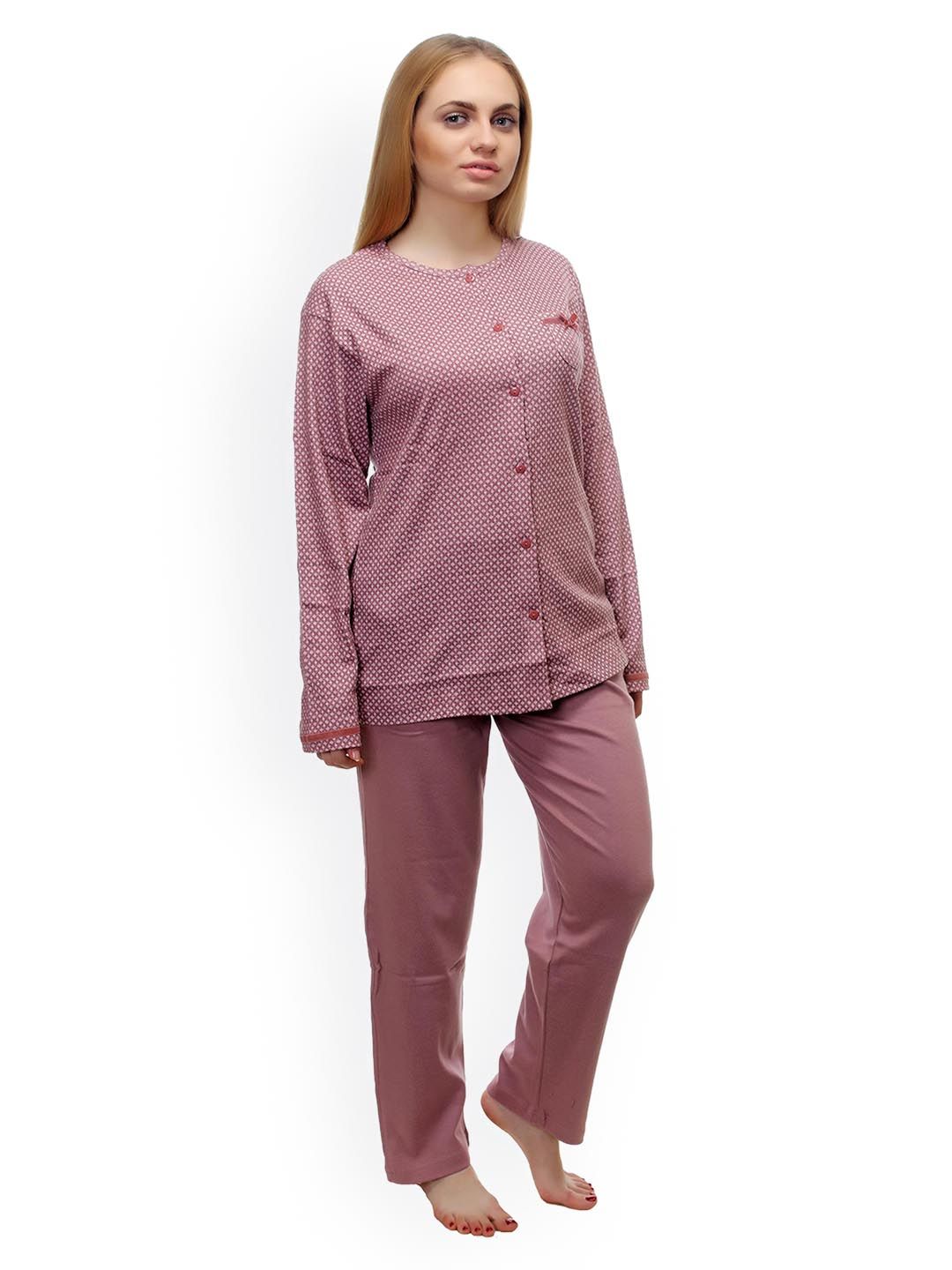 Kotty Pink Printed Lounge Set