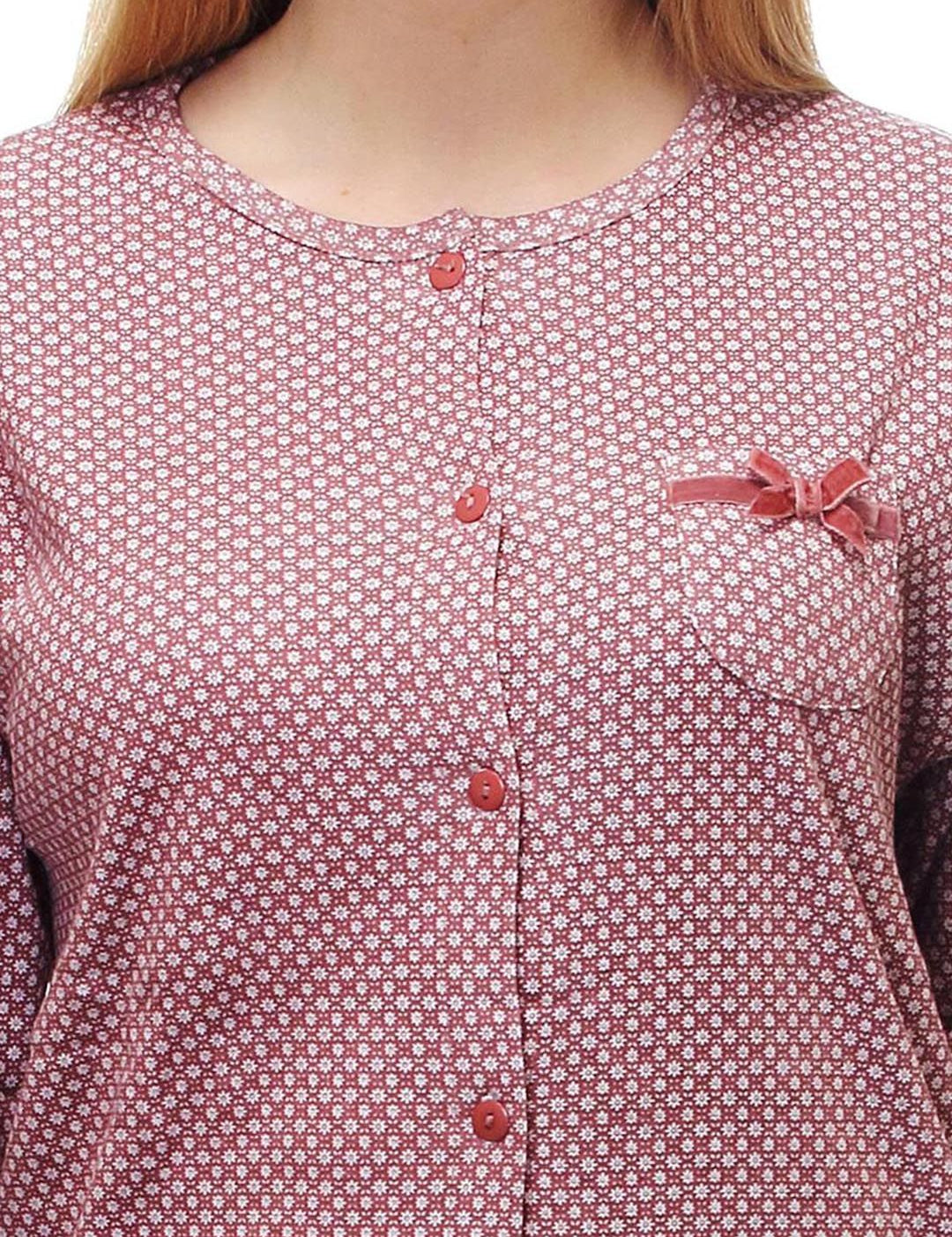 Kotty Pink Printed Lounge Set