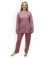 Kotty Pink Printed Lounge Set