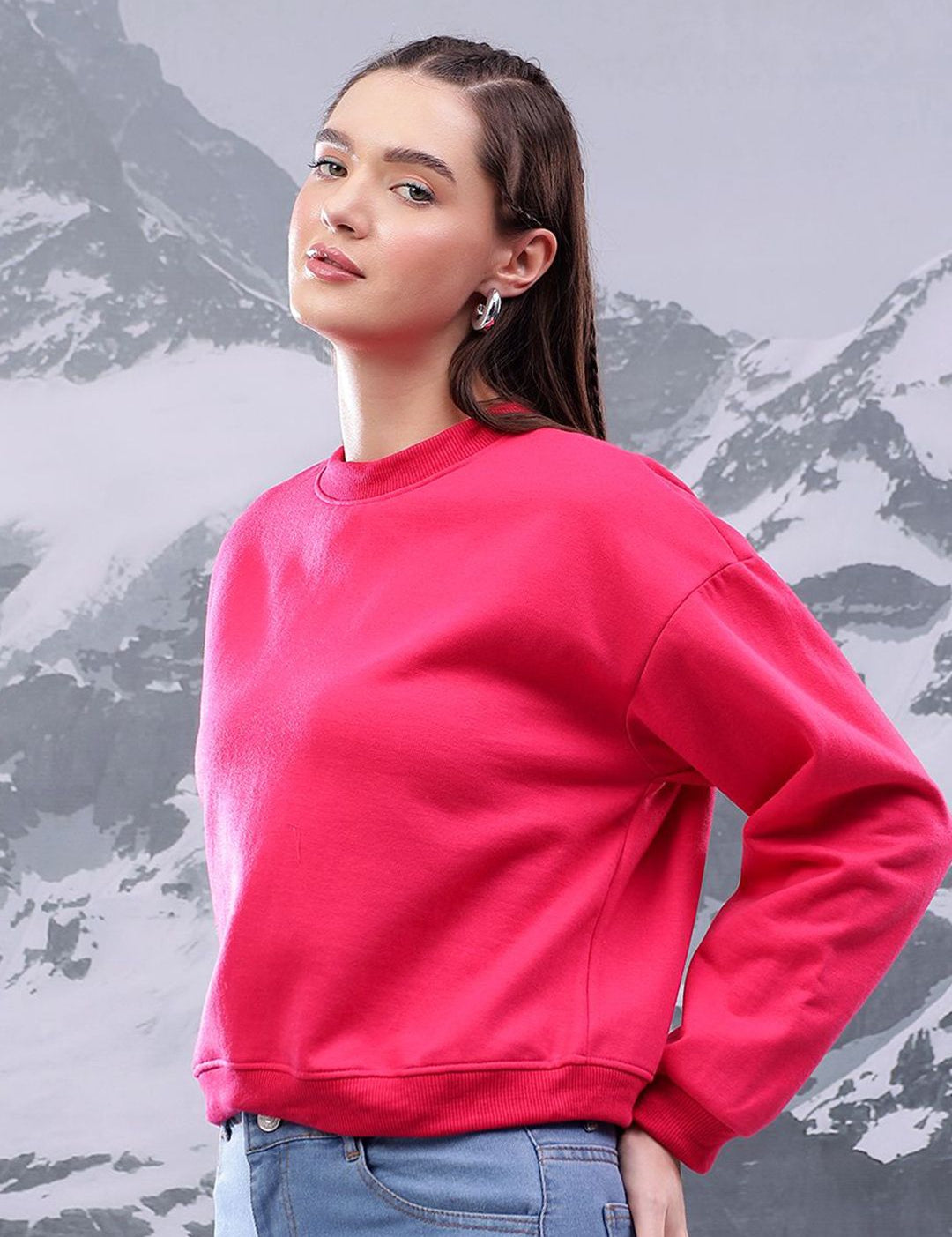 Kotty Women Round Neck Sweatshirt