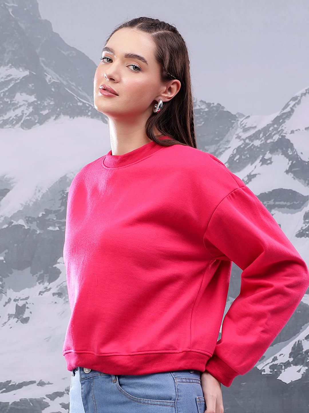 Kotty Women Round Neck Sweatshirt