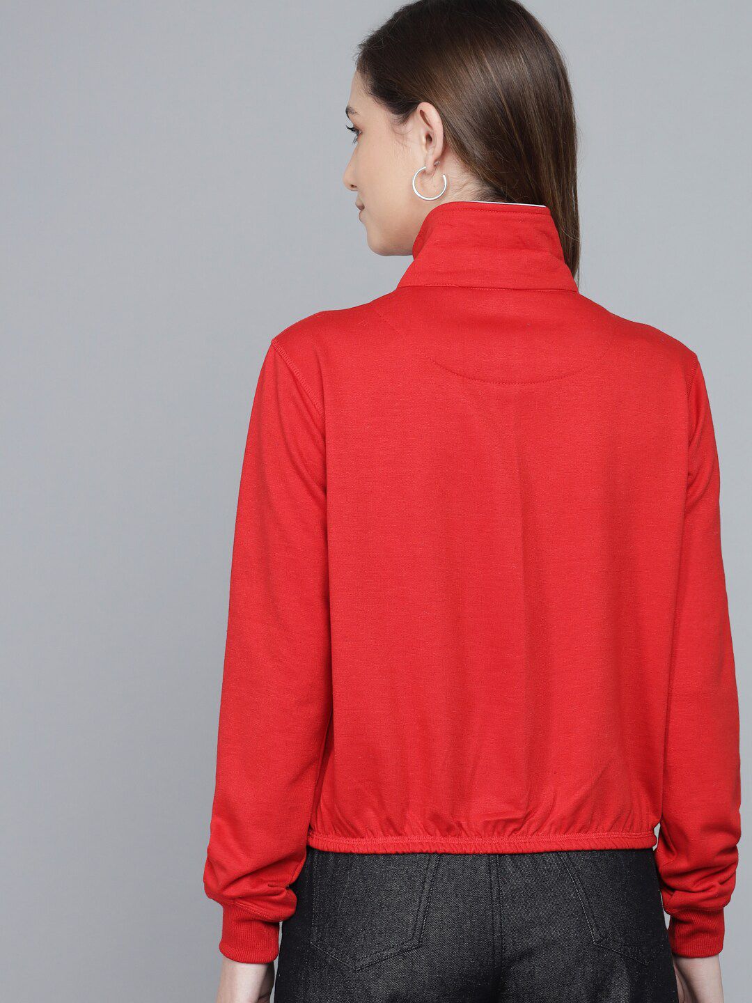 Kotty Women Red Printed Sweatshirt