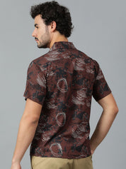 Kotty Men Abstract Printed Casual Shirt
