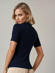 Kotty Women Solid High Neck Top