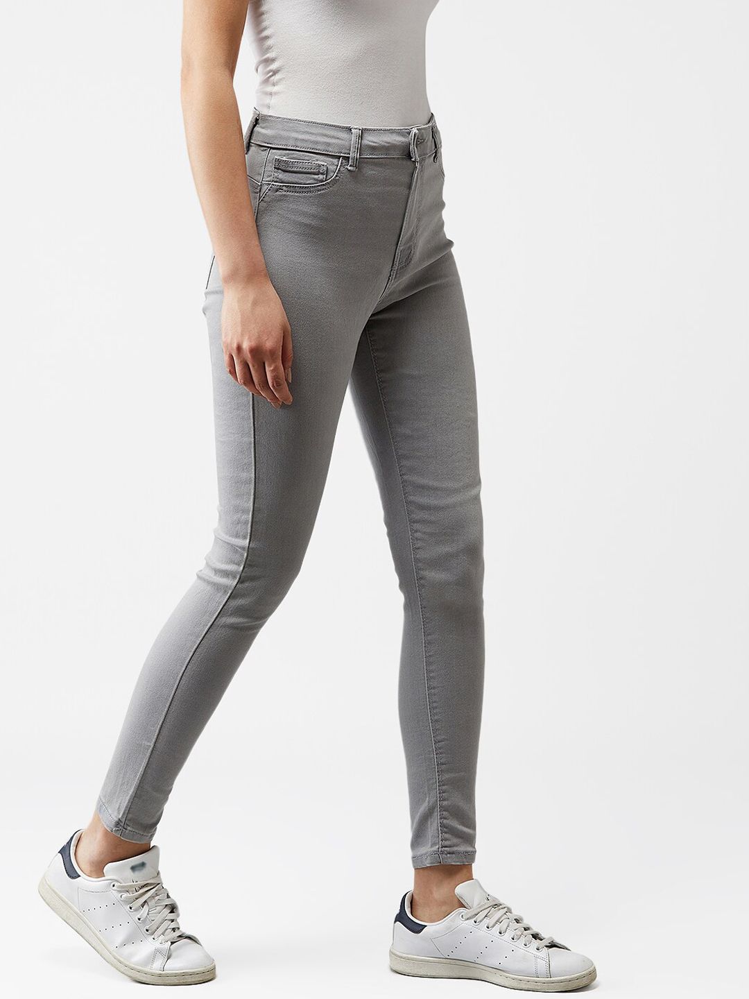 Kotty Women Grey Skinny Fit Jeans