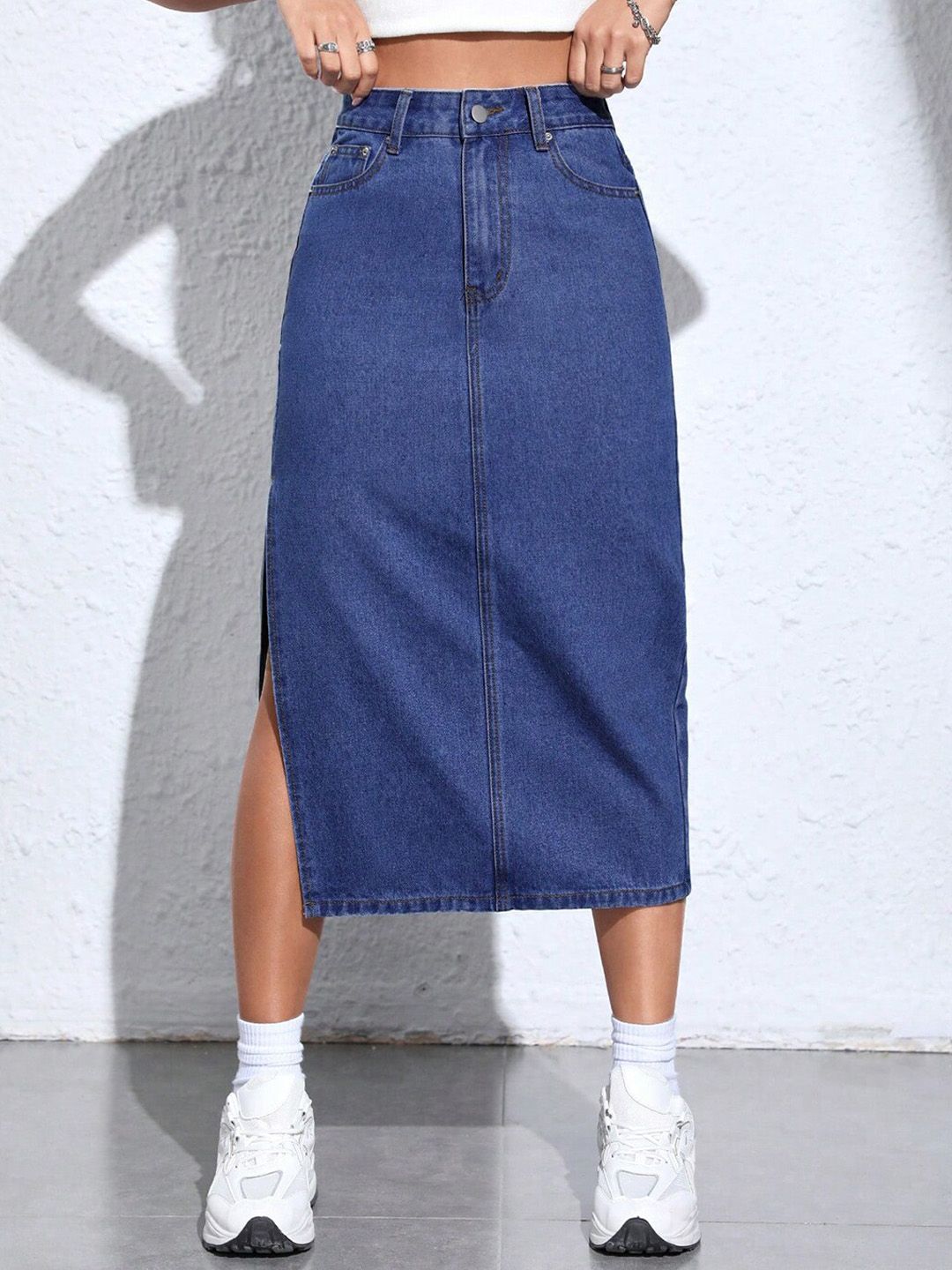 Stylecast X KOTTY Basics Straight Midi Skirts