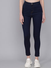 Kotty Women Skinny Fit High-Rise Denim Trousers