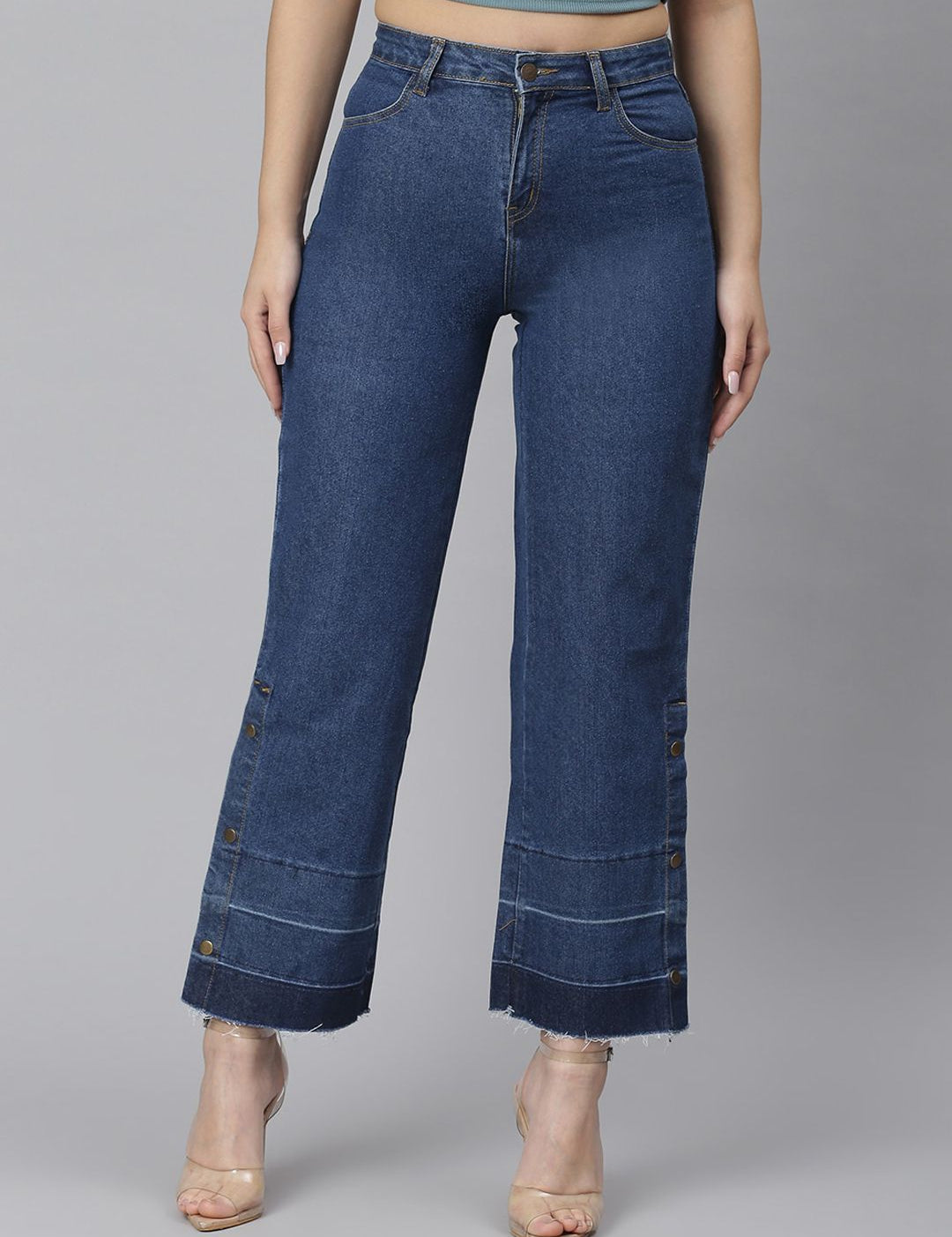 Kotty Women Blue Flared Jeans