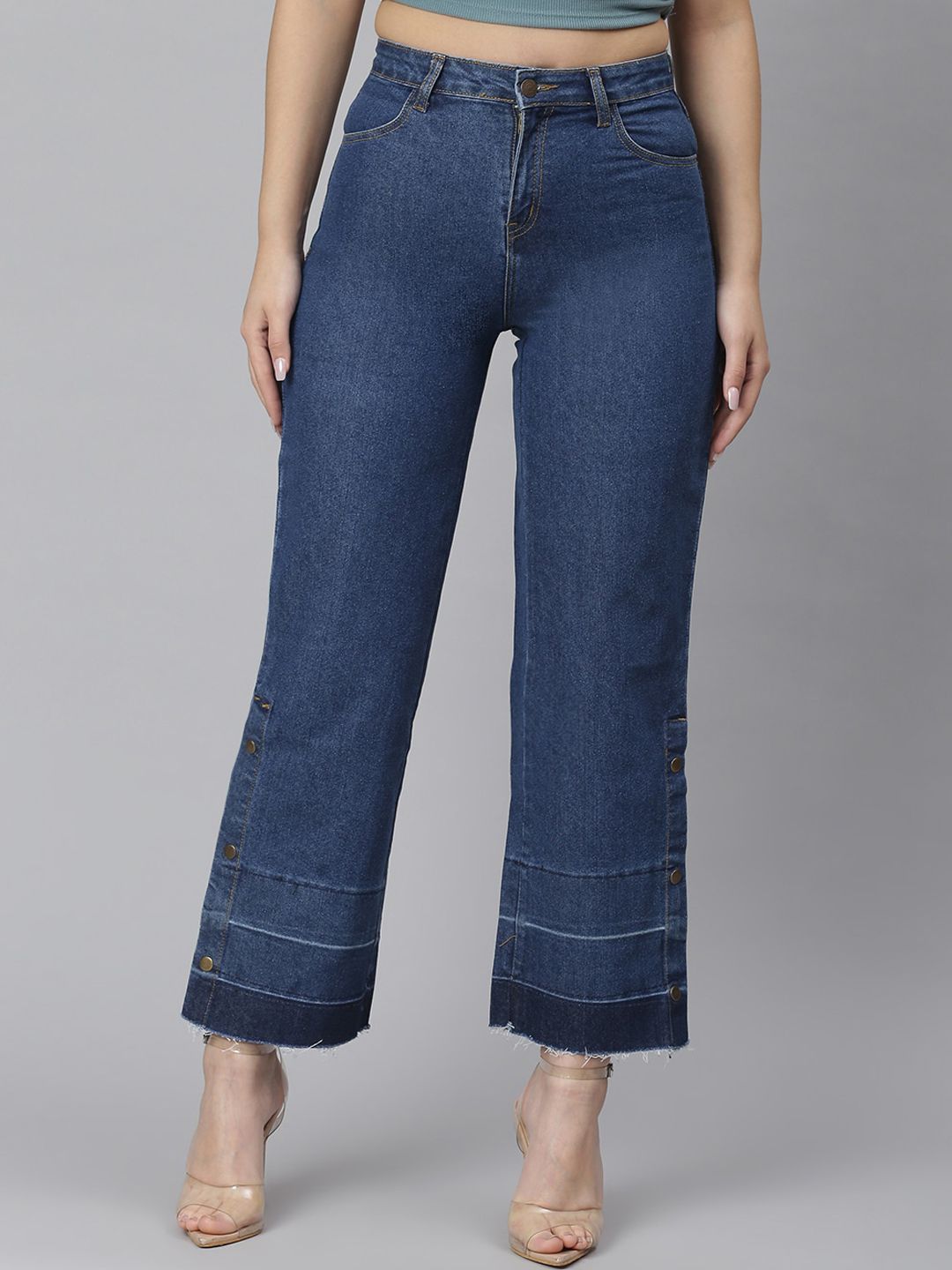 Kotty Women Blue Flared Jeans