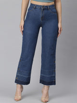 Kotty Women Blue Flared Jeans