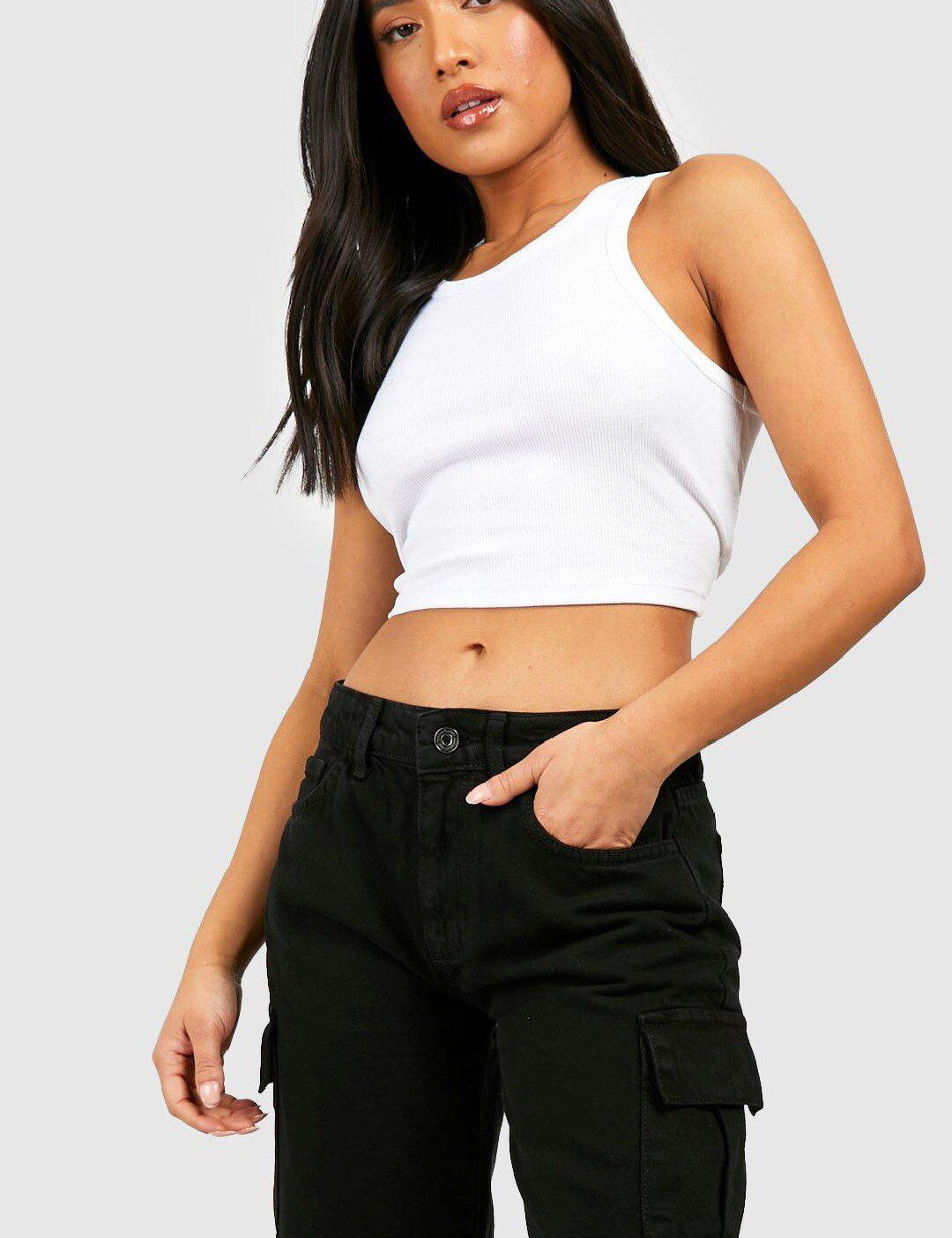 Kotty Women Black Jean Straight Fit Clean Look Stretchable Jeans