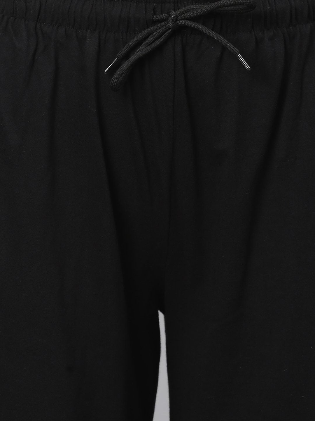 Kotty Women Black Solid Straight-Fit Track Pants